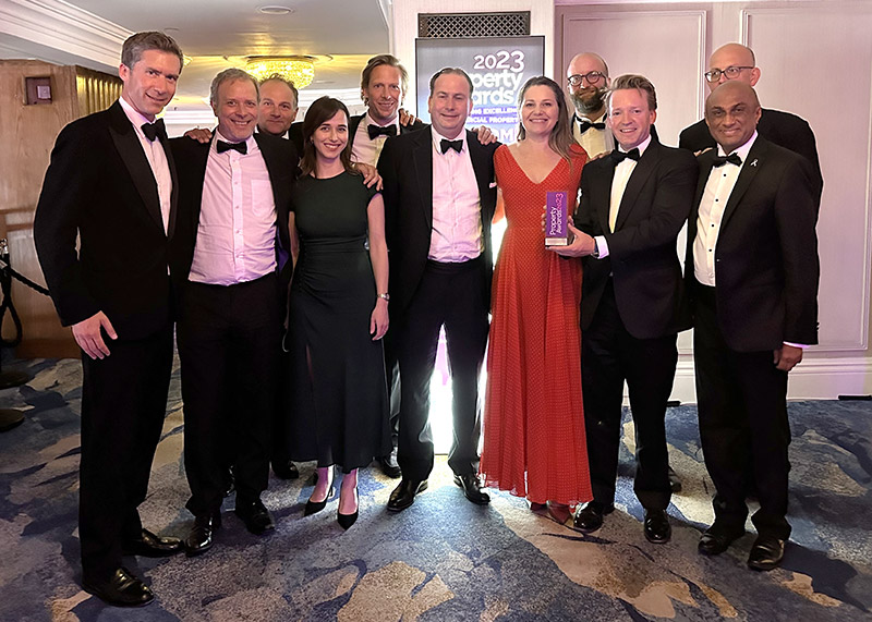 Charities Property Fund team attended the 2023 Property Week Awards